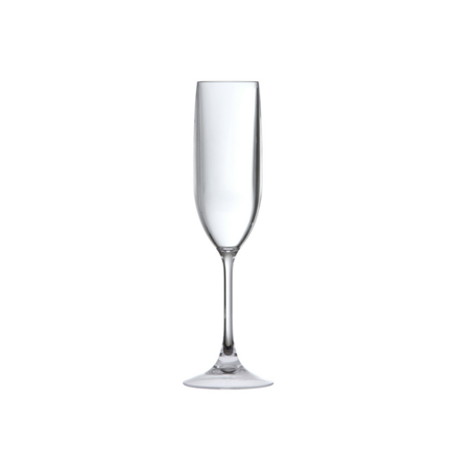 Fortessa 5 oz Outside Champagne Flute, Plastic, Clear (DV.PS.123)-cityfoodequipment.com