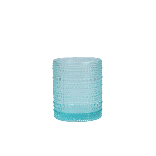 Fortessa 10 oz Jupiter Double Old Fashioned Glass, Pool Blue (DV.JUPITERPB.04)-cityfoodequipment.com
