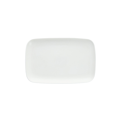 Fortessa Rectangular Modern Coupe Platter - 11 1/2" x 7 1/2", China, White (FFD-MC-806)-cityfoodequipment.com