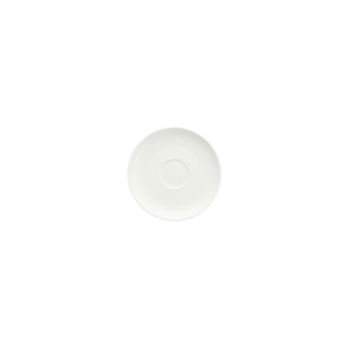 Fortessa 4 1/2" Round Modern Coupe Espresso Saucer - China, White (FFD-MC-814)-cityfoodequipment.com