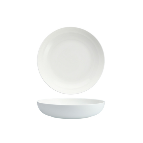 Fortessa 9" Round Modern Coupe Pasta Bowl - China, White (FFD-MC-802)-cityfoodequipment.com