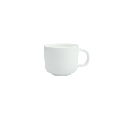 Fortessa 3 oz Modern Coupe Espresso Cup - China, White (FFD-MC-812)-cityfoodequipment.com
