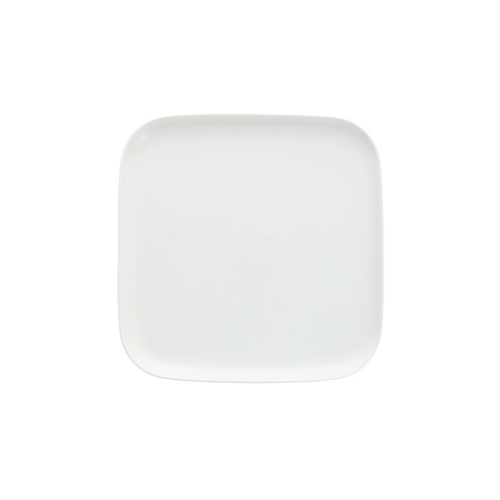 Fortessa 10 1/2" Square Modern Coupe Plate - China, White (FFD-MC-805)-cityfoodequipment.com