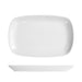 Fortessa 12 1/2" x 8" Rectangular Coupe du Jour Platter - China, White (TC7200.DV.59)-cityfoodequipment.com