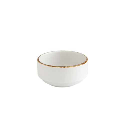 Fortessa 3.5 oz Round Spice Salt Bowl - China, White (TC.5901454.4)-cityfoodequipment.com