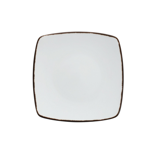 Fortessa 8" Square Spice Salt Coupe Plate - China, White (TC7400.DV.4.116)-cityfoodequipment.com
