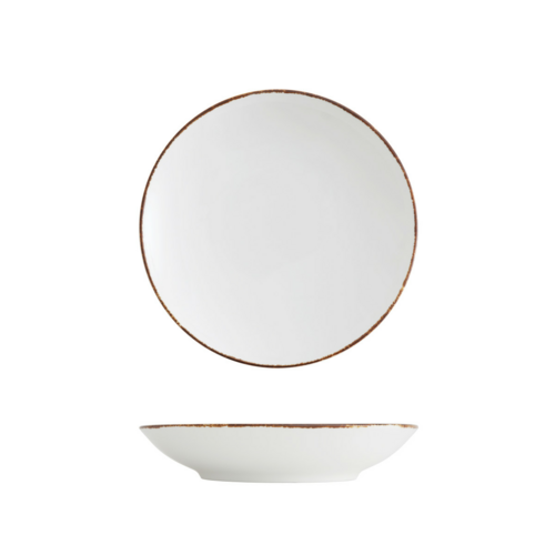 Fortessa 8 9/10" Round Spice Salt Coupe Bowl - China, White (TC7400.DV.4.97)-cityfoodequipment.com