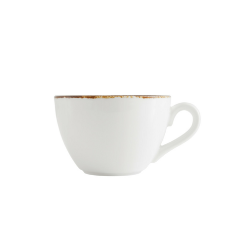 Fortessa 10 oz Spice Salt Cappuccino Cup - China, White (TC7400.DV.4.102)-cityfoodequipment.com