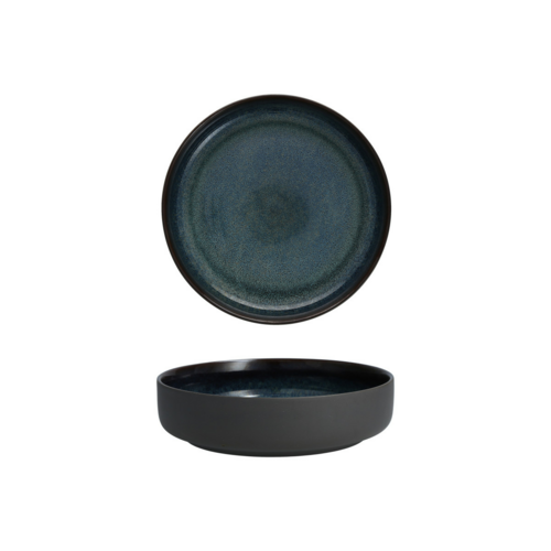 Fortessa 35 oz Round Northern Lights Bowl - China, Aurora Blue (STN.1100.98)-cityfoodequipment.com