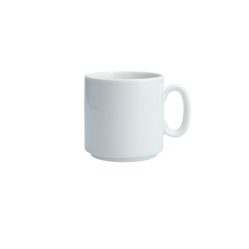 Fortessa 9 1/2 oz Serena Mug - China, White (TC7600.DV.08)-cityfoodequipment.com