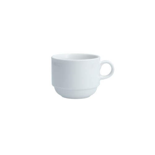 Fortessa 8 3/4 oz Serena Mug - China, White (TC7600.DV.10)-cityfoodequipment.com
