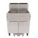 Dean SCFD260G Gas Fryer - (2) 75 lb Vats, Floor Model, Natural Gas-cityfoodequipment.com