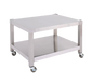 Garland A4528796 24" Equipment Stand, Base w/ Shelf, Swivel Casters, Stainless-cityfoodequipment.com