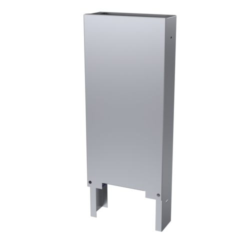 Garland CCBR-12 Cuisine Backguard/Flue Riser, 24" X 12"W, Ranges, Add-On Units, & Spreaders-cityfoodequipment.com