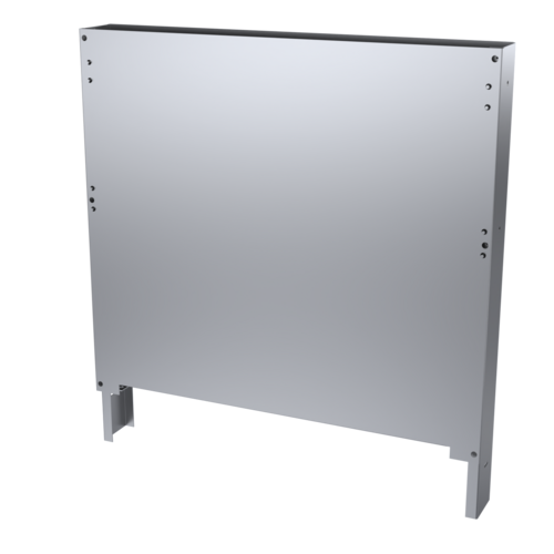 Garland CCDHS-36SU Cuisine Backguard/Flue Riser w/ Double High Shelves, 35 x 36 W, Step Up Ranges-cityfoodequipment.com