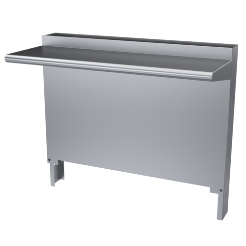 Garland CCHS-36 Cuisine Backguard/Flue Riser w/ Single High Shelves, 35 x 36"W-cityfoodequipment.com