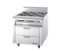 Garland UN17R96 96" Polar Cuisine Chef Base w/ (6) Drawers - 115v-cityfoodequipment.com