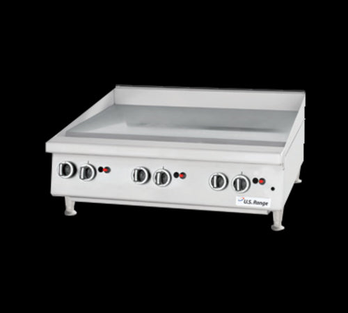 Garland UTGG72-G72M 72" Gas Griddle w/ Manual Controls - 1" Steel Plate , Natural Gas-cityfoodequipment.com