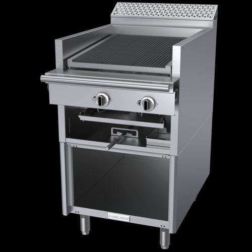 Garland C24-ABS 24" Gas Range w/ Charbroiler & Storage Base, Natural Gas-cityfoodequipment.com