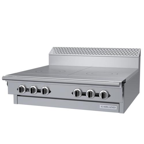 Garland C36-10M 36" Gas Range Top w/ (2) Hot Tops - Modular, Natural Gas-cityfoodequipment.com