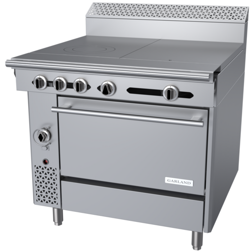 Garland C36-11C 36" Gas Range w/ (2) Hot Tops & Convection Oven, Natural Gas-cityfoodequipment.com