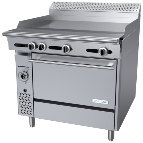 Garland C36-11C 36" Gas Range w/ (2) Hot Tops & Convection Oven, Natural Gas-cityfoodequipment.com