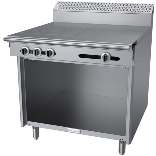 Garland C36-11S 36" Gas Range w/ (2) Hot Tops & Storage Base, Natural Gas-cityfoodequipment.com