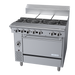 Garland C36-15C 36" 3 Burner Gas Range w/ (3) Hot Tops & Convection Oven, Natural Gas-cityfoodequipment.com