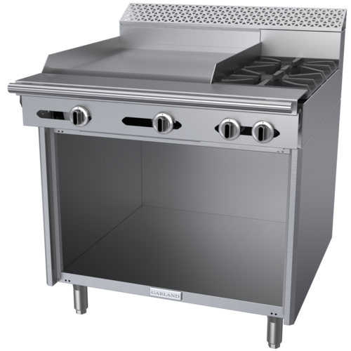 Garland C36-2-1S 36" 2 Burner Gas Range w/ Griddle & Storage Base, Natural Gas-cityfoodequipment.com