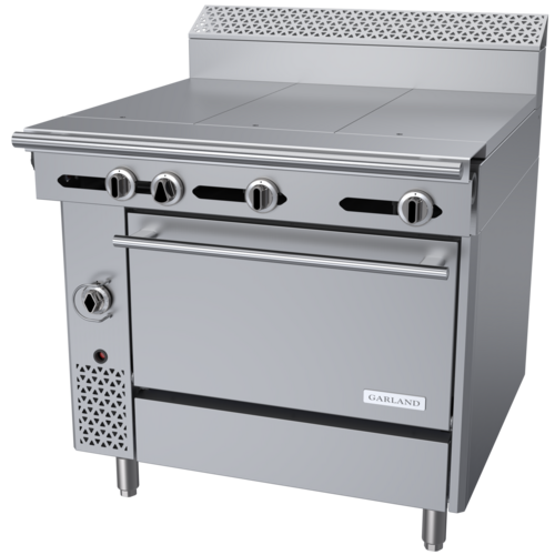 Garland C36-8R 36" Gas Range w/ (3) Hot Tops & Standard Oven, Natural Gas-cityfoodequipment.com