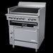 Garland C36-ARR 36" Gas Range w/ Charbroiler & Standard Oven, Natural Gas-cityfoodequipment.com