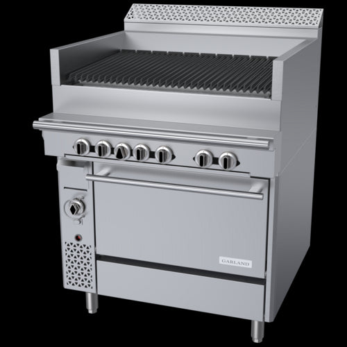 Garland C36-NRC 36" Gas Range w/ Charbroiler & Convection Oven, Natural Gas-cityfoodequipment.com