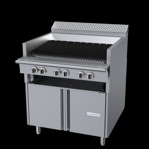 Garland C36-NRS 36" Gas Range w/ Charbroiler & Storage Base, Natural Gas-cityfoodequipment.com