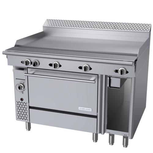 Garland C48-1C 48" Gas Range w/ Griddle, Convection Oven & Storage Base, Natural Gas-cityfoodequipment.com