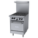 Garland G24-4L 24" 4 Burner Gas Range w/ Space Saver Oven, Natural Gas-cityfoodequipment.com