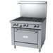 Garland G36-6R 36" 6 Burner Gas Range w/ Standard Oven, Natural Gas-cityfoodequipment.com
