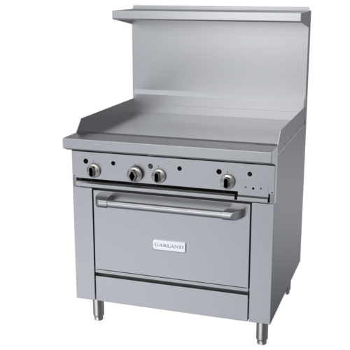 Garland G36-G36R 36" Gas Range w/ Full Griddle & Standard Oven, Natural Gas-cityfoodequipment.com