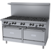 Garland G60-10RR 60" 10 Burner Gas Range w/ (2) Standard Ovens, Natural Gas-cityfoodequipment.com