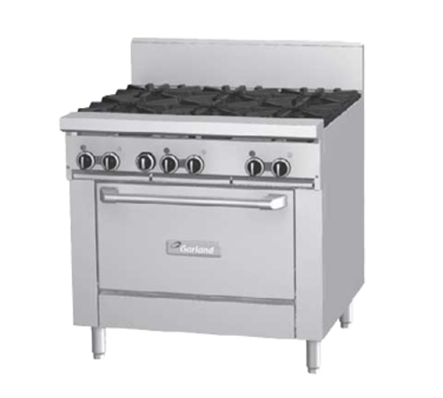 Garland GF36-6T 36" 6 Burner Gas Range Top - Modular, Natural Gas-cityfoodequipment.com
