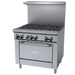 Garland GFE36-6R 36" 6 Burner Gas Range w/ Standard Oven, Natural Gas-cityfoodequipment.com