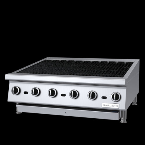Garland GTBG36-NR36 36" Countertop Charbroiler w/ Cast Iron Grates - Manual Controls, Natural Gas-cityfoodequipment.com