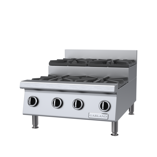 Garland GTOG24-SU4 24" Gas Hotplate w/ (4) Burners & Manual Controls, Natural Gas-cityfoodequipment.com