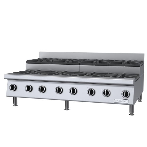 Garland GTOG48-SU8 48" Gas Hotplate w/ (8) Burners & Manual Controls, Natural Gas-cityfoodequipment.com