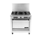 Garland M44R 34" 4-Burner Gas Range w/ Standard Oven, Natural Gas-cityfoodequipment.com