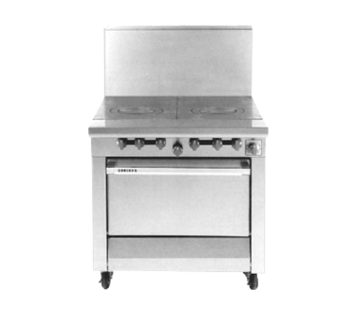 Garland M45R 34" Gas Range w/ (2) Hot Tops & Standard Oven, Natural Gas-cityfoodequipment.com