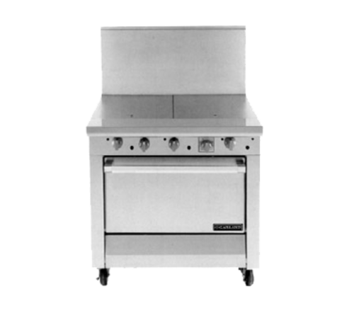 Garland M46R 34" Gas Range w/ (2) Hot Tops & Standard Oven, Natural Gas-cityfoodequipment.com
