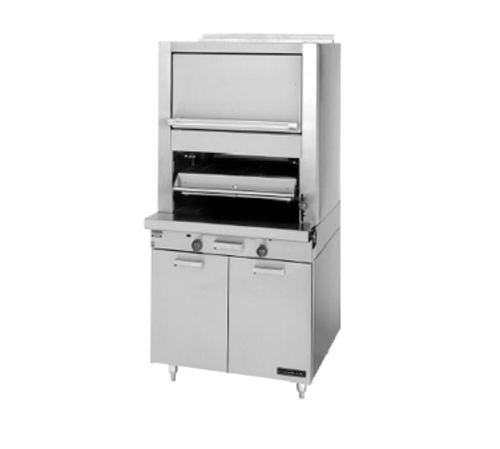 Garland M60XS Radiant Deck Type Broiler w/ Upper Finishing Oven, Natural Gas-cityfoodequipment.com