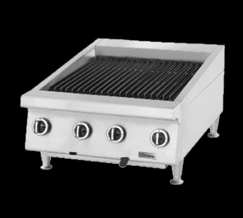 Garland UTBG36-NR36 36" Countertop Charbroiler w/ Cast Iron Grates - Manual Controls, Natural Gas-cityfoodequipment.com
