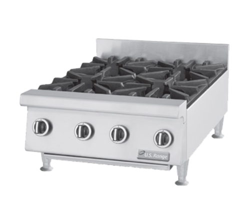 Garland UTOG12-2 12" Gas Hotplate w/ (2) Burners & Manual Controls, Natural Gas-cityfoodequipment.com