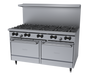 Garland X60-10RR 60" 10 Burner Gas Range w/ (2) Standard Ovens, Natural Gas-cityfoodequipment.com